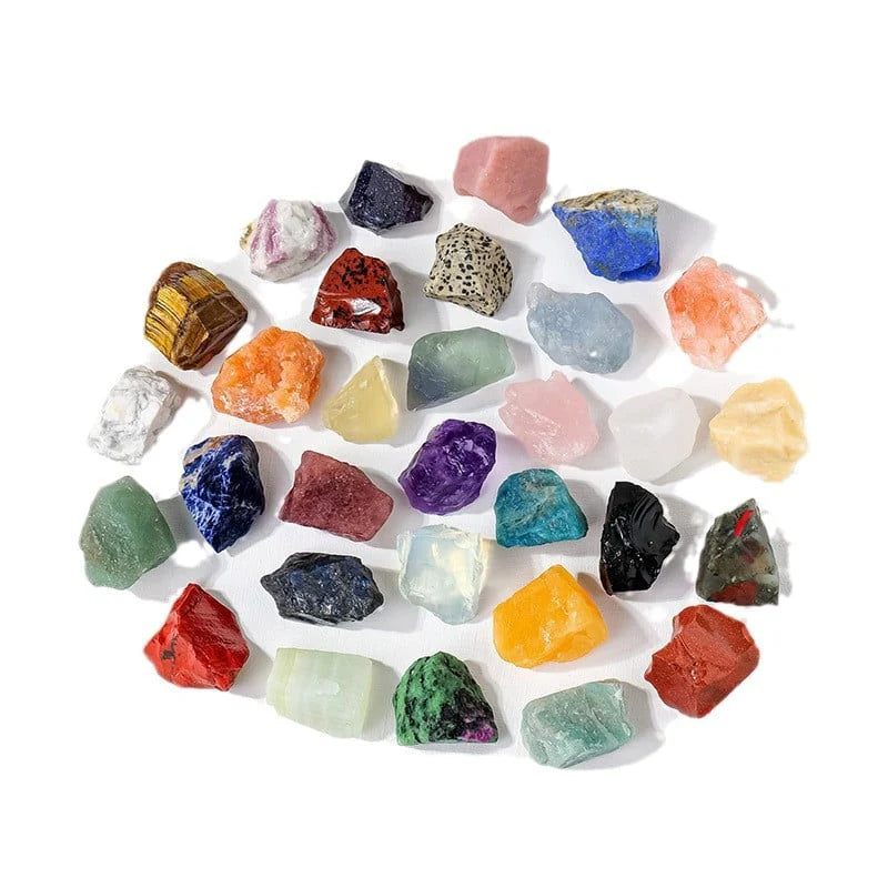 🎁Christmas Sale🎅🎄24 Pcs Christmas Calendar Crystals - Natural Stone Crystal Journey