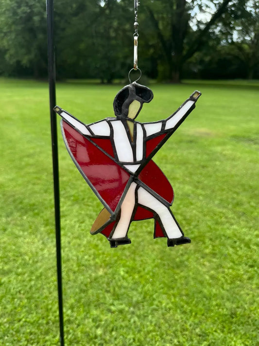 🔥The Memphis Melody💃🤘 Handmade Stained Glass Spinner