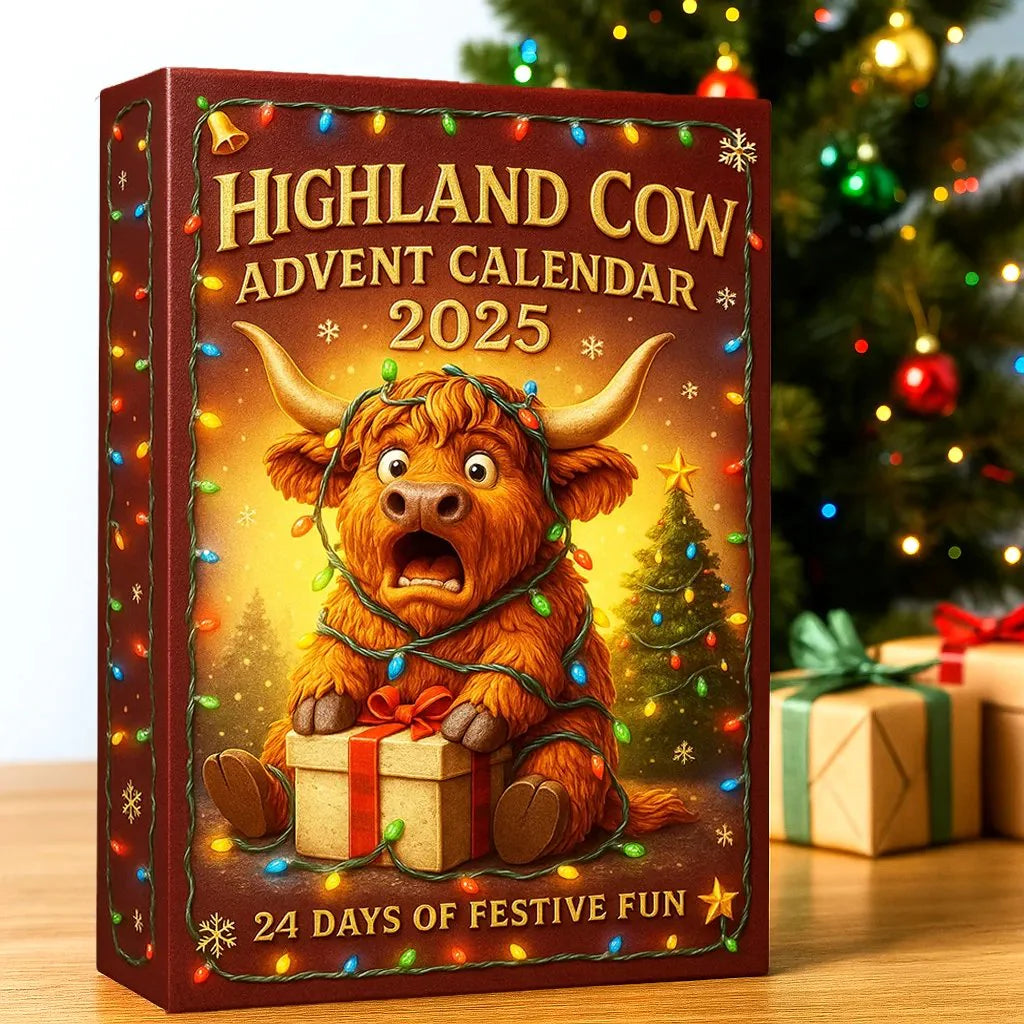 🎅Christmas Sale🐮Highland Cow Advent Calendar 2025🎁