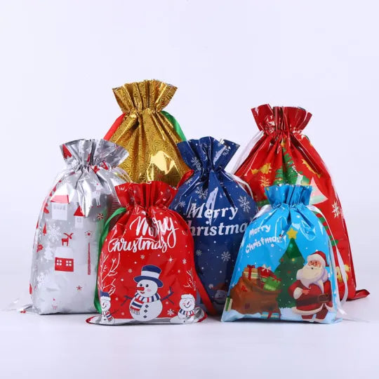 🎅Drawstring Christmas Gift Bags🎄