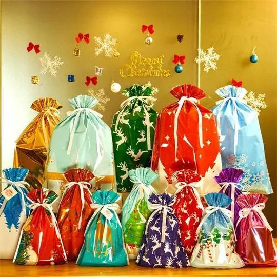 🎅Drawstring Christmas Gift Bags🎄